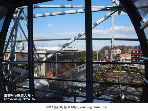 【via關西冬遊記】眺望大阪最佳角度～天保山大觀摩天輪