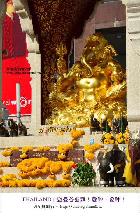 曼谷四面佛》旅行到曼谷必拜三大神～曼谷四面佛、象神、愛神