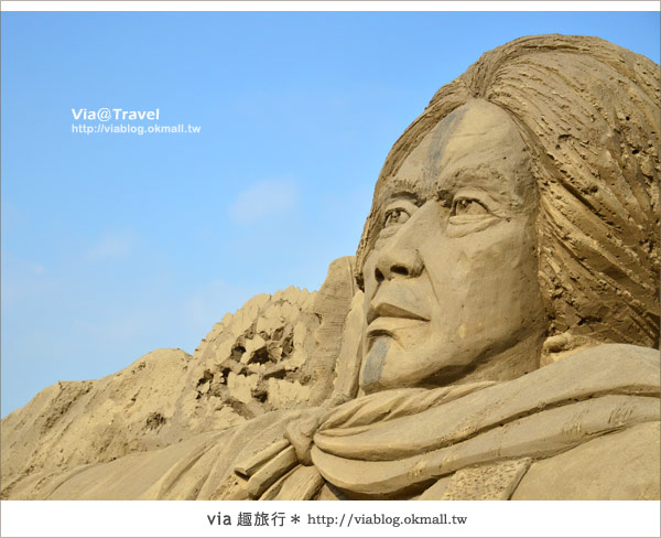 【2012春節旅遊】2012南投貓羅溪沙雕藝術節～來這賞沙雕、看國片吧！