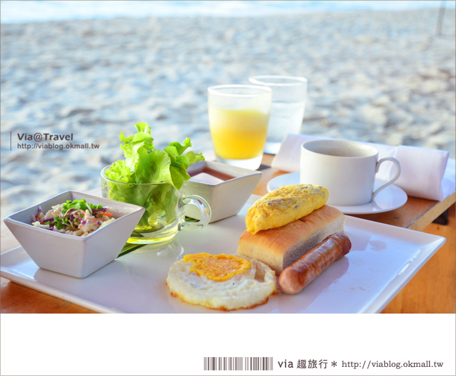 蘇美島日出》查汶海灘享用無敵浪漫早餐～The Library Hotel／圖書館飯店（下集）