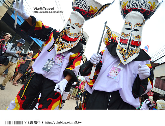 【via泰國】泰國鬼臉節～泰國東北一年一度的盛大鬼節遊行嘉年華！（上集）