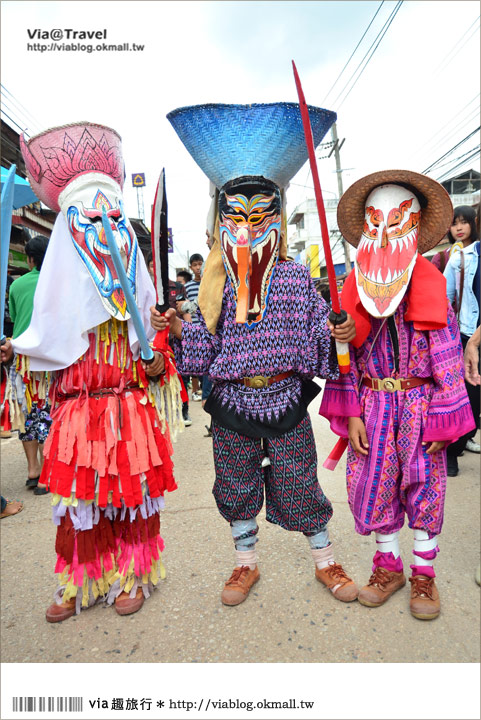 【via泰國】泰國鬼臉節～泰國東北一年一度的盛大鬼節遊行嘉年華！（上集）