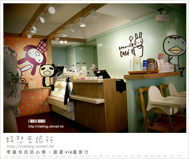 台北》阿朗基咖啡(已永久停業)‧仁愛店（壞東西咖啡）～來自大阪的超卡哇依的咖啡館！