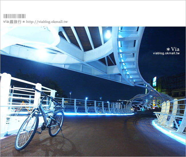 高雄景點》前鎮之星自行車道～白天、夜晚都很適合拍照的美麗景點！