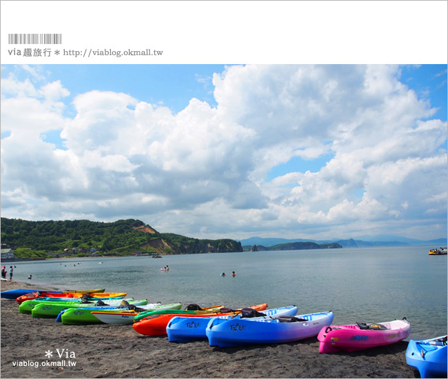 北海道旅遊》塩谷海岸獨木舟之旅～夏季最驚豔的北海道玩法！