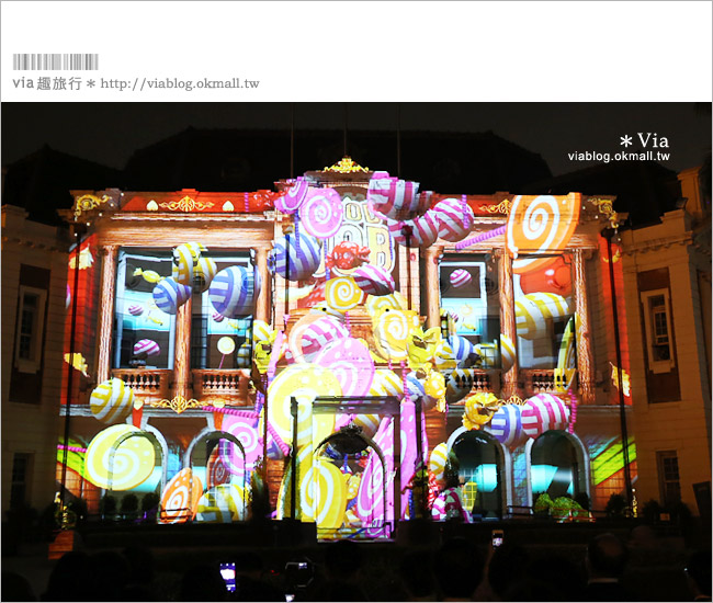 台中光雕藝術展》築光臺中-臺中州廳3D光雕定目秀～華麗絢彩的光雕秀！今年必看！