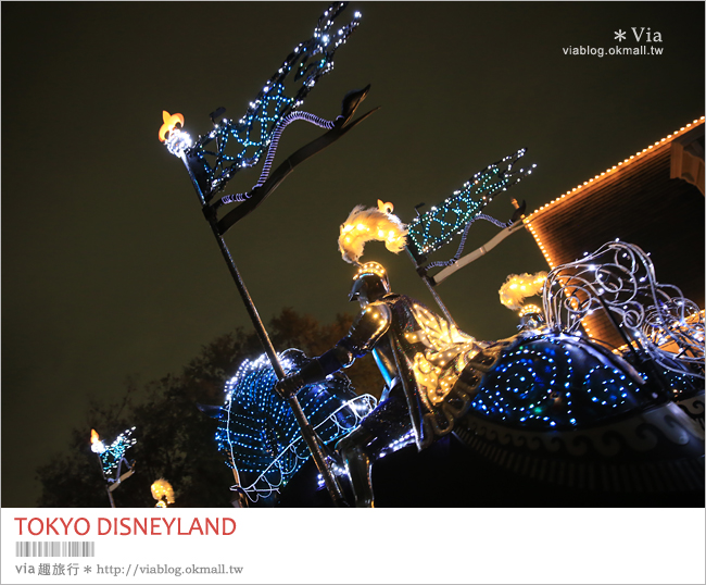 東京迪士尼自由行》東京迪士尼樂園～璀璨「夢之光」夜間電子大遊行！