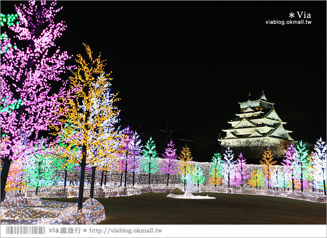 大阪城公園》初登場！大阪城3d光雕秀～冬季限定！關西推薦必看的浪漫燈節