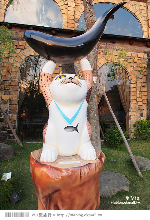 台南安平景點》虱目魚主題館～超可愛的貓咪與魚兒，拍照的好去處！