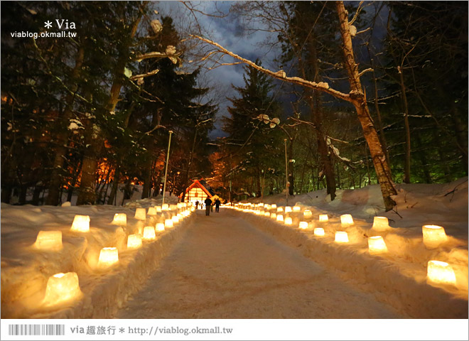 【札幌溫泉】定山溪溫泉～冬季限定／定山溪雪燈路／夜間浪漫點燈！