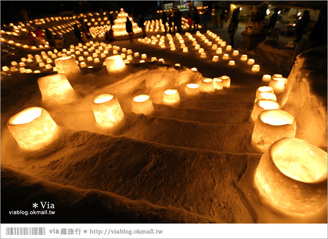 札幌溫泉》定山溪溫泉～冬季限定／定山溪雪燈路／夜間浪漫點燈！