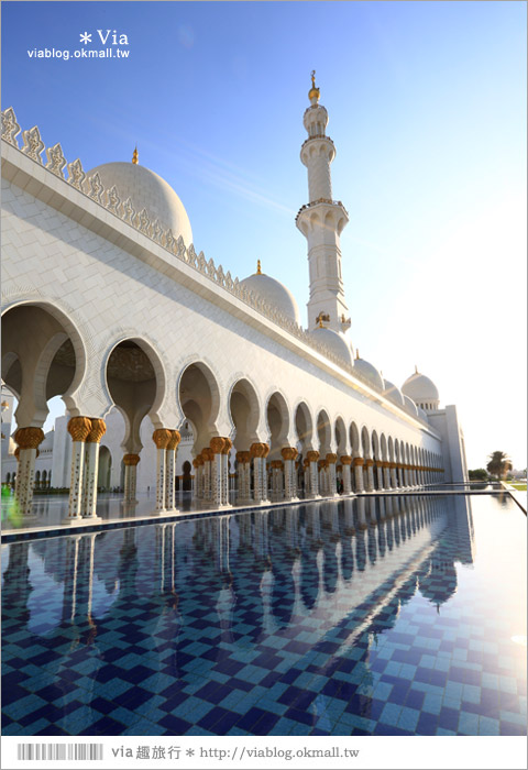 阿布達比旅遊》謝赫扎耶德大清真寺(Sheikh Zayed Grand Mosque)～超美！世界造價最高的清真寺