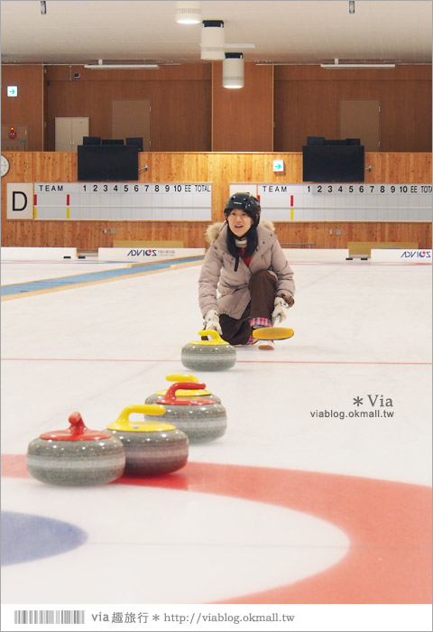 北海道冬天旅遊》冰壺初體驗～全日本最大的室內冰壺場：北見常呂ADVICS冰壺場