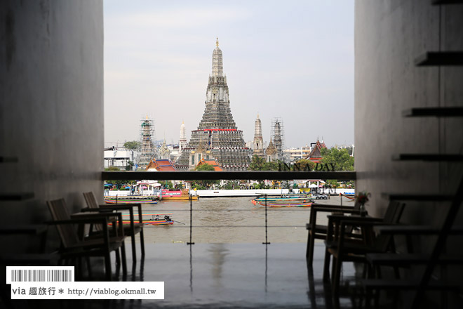 泰國住宿》曼谷民宿推薦～INN A DAY‧文青風旅宿‧就在昭披耶河畔～河景房超美！鄭王廟就在眼前！