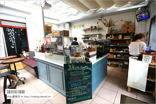 彰化咖啡館》彰化下午茶推薦～yolo cafe‧樂食咖啡／舊宅改造咖啡館在小巷裡飄香