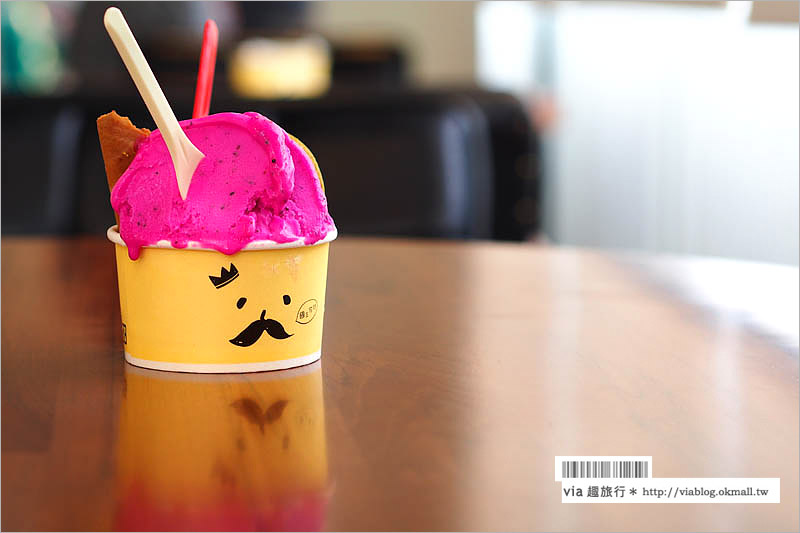 【南投冰淇淋店】冰店推薦～IL‧RE GELATO &  CAFF`E國王你好‧義式冰淇淋好吃又可愛！