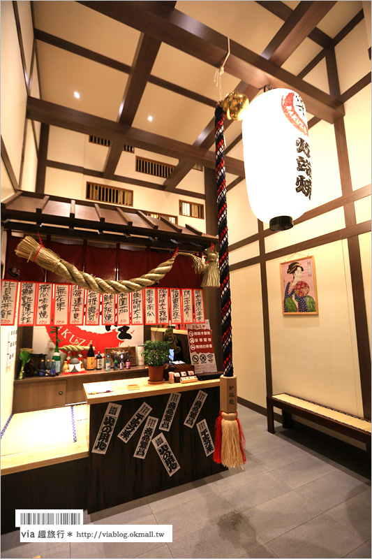 【台中日式料理】樂座爐端燒[崇德店]～木槳送餐好特別！濃郁日本風格的特色餐廳