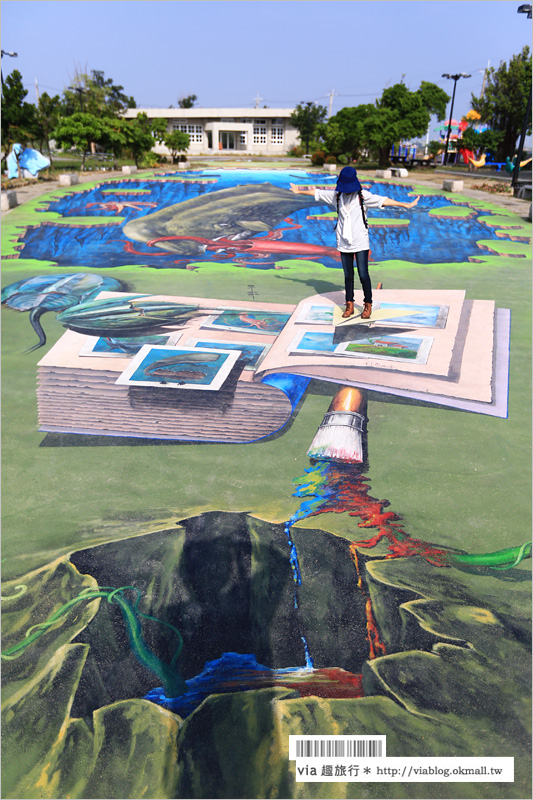 3D彩繪村》再訪好美里～3D立體彩繪村！多了許多好拍的立體新作品！
