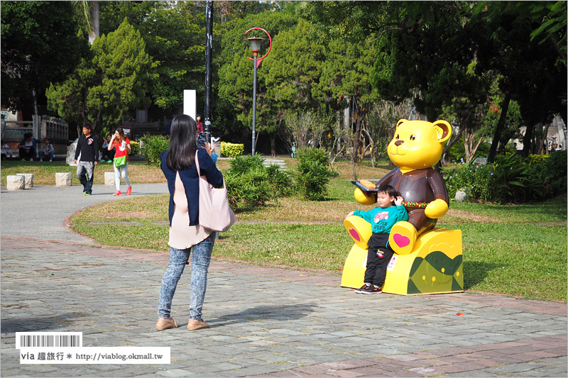 【台中泰迪熊嘉年華2015】台中公園可愛熊出沒～7公尺高大熊和百隻小熊陪你歡樂過冬！