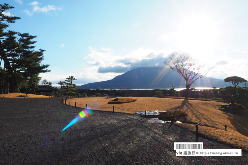 鹿兒島景點》仙嚴園～能眺望櫻島火山的美麗庭園‧日劇《篤姬》的拍攝景點之一
