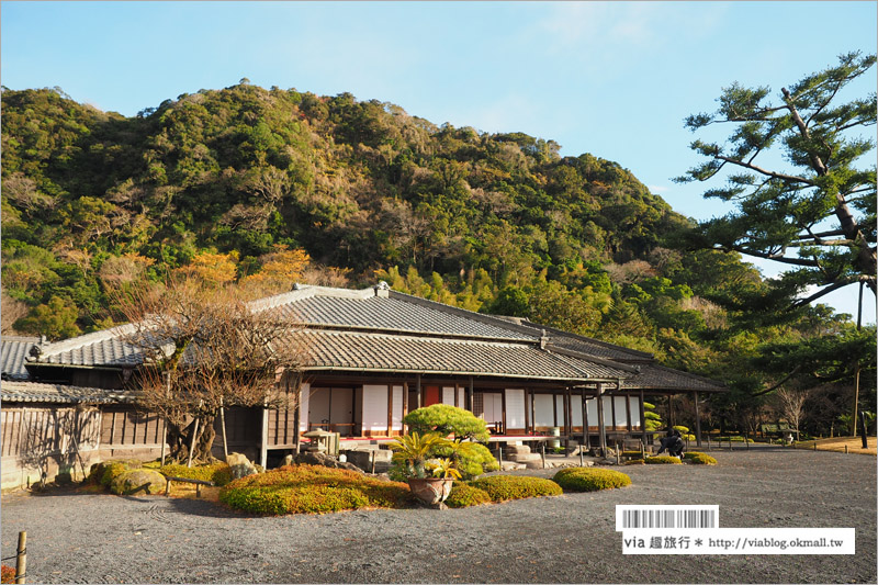 鹿兒島景點》仙嚴園～能眺望櫻島火山的美麗庭園‧日劇《篤姬》的拍攝景點之一