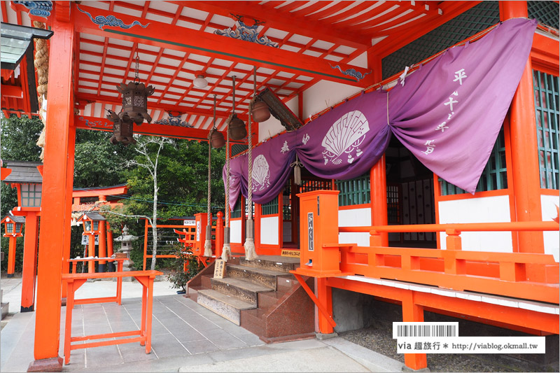 大分旅遊景點》扇森稻荷神社～九州迷你版的紅色千鳥居，竟然在大分鄉間遇見了！