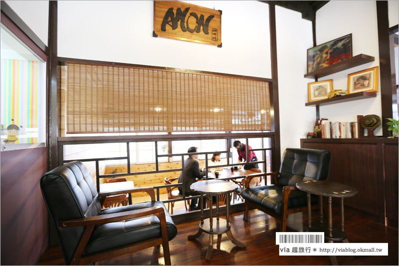 【嘉義咖啡館推薦】AMON咖啡所～老屋咖啡館再一間！日式本屋中義式咖啡搭配台式糕點好新鮮！