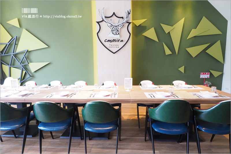 台中餐廳》卡索里拉義式餐廳(已永久停業)～空間挑高舒適、帶著森林風的餐廳新選擇！