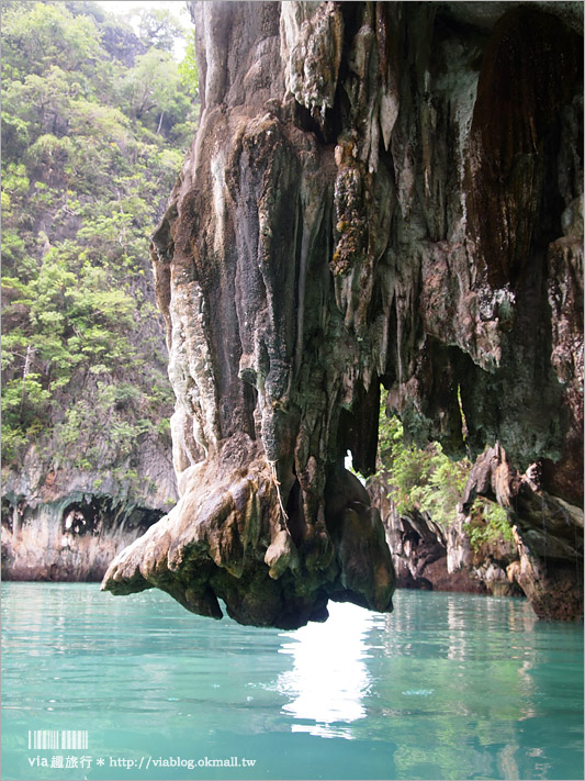 泰國海島旅行》喀比出海去～Ko Hong小島無敵碧綠的清澈海水及魚群‧浮潛、獨木舟自在玩！