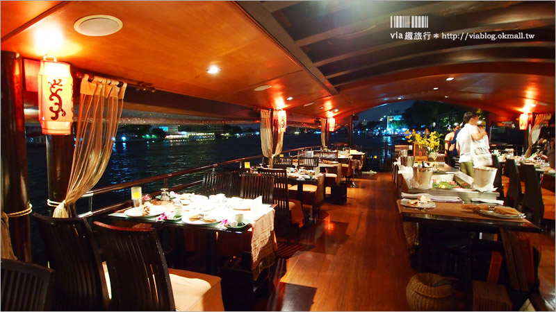 【曼谷遊河晚餐】悅榕莊遊艇晚餐～乘上復古典雅的遊艇，伴著夜景來趟湄南河上的奢華晚宴時光！