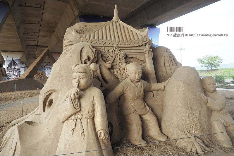 【南投沙雕】2017南投國際沙雕藝術園區～栩栩如生的國際沙雕作品！全年都可以來欣賞！