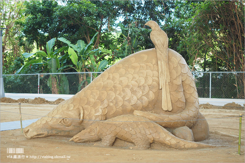 【南投沙雕】2017南投國際沙雕藝術園區～栩栩如生的國際沙雕作品！全年都可以來欣賞！