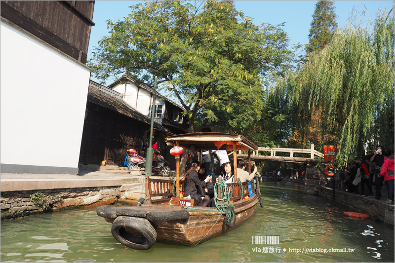 中國上海景點》朱家角鎮～優美如畫的江南水鄉古鎮，遊走其中彷若穿越時光！