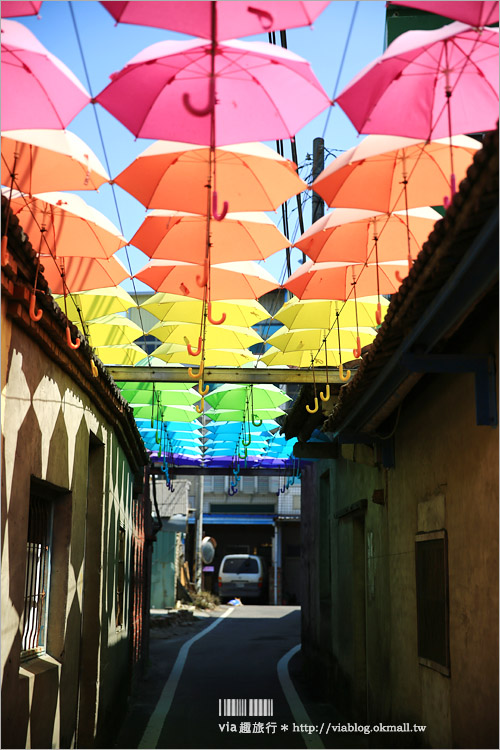 彰化景點》卡里善之樹‧Rainbow House─為愛撐傘｜小新清旅點報到！彩虹般的傘樹＋傘巷好夢幻！