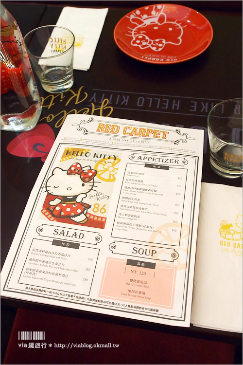 Kitty餐廳》林口三井OUTLET餐廳｜Hello Kitty Red Carpet美式餐廳(已永久停業)～復古電影造景！重現好萊塢大明星風味好好拍！
