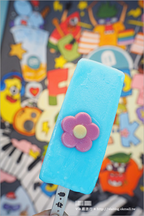 【台中冰店】Fruit Rock搖滾水果～勤美誠品甜點新店：彩虹系的水果冰棒好吸睛！