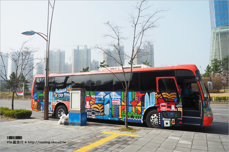 仁川景點》跟著鬼怪去旅行～開港場、仁川自由公園拍照去！搭乘仁川觀光巴士一日遊好方便！