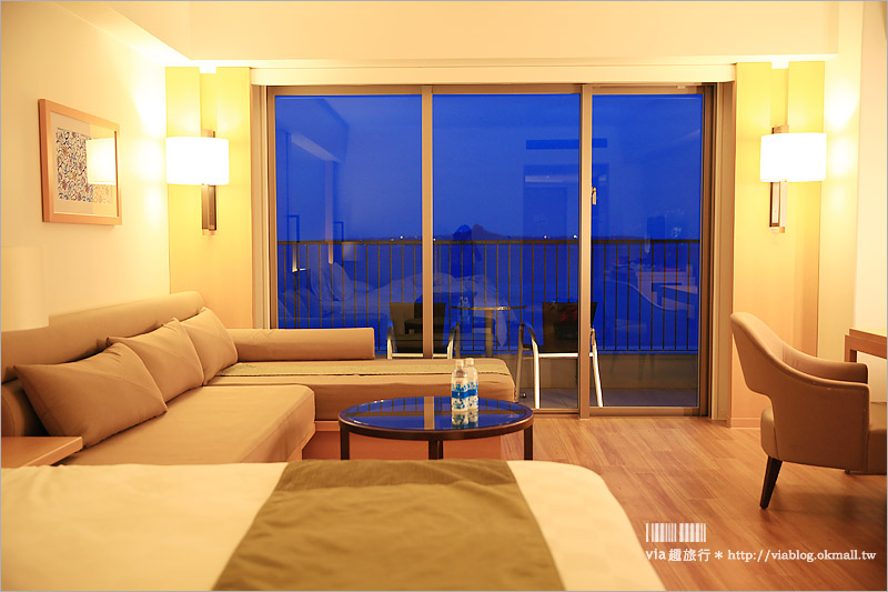 沖繩海景飯店》推薦！Orion本部度假SPA飯店(Hotel Orion Motobu Resort & Spa)～翡翠沙灘的夢幻海景＋空間超大的渡假房型！
