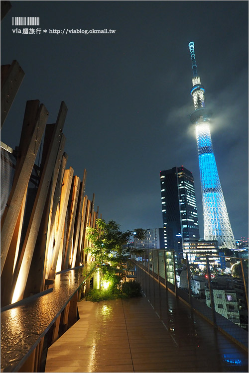 東京飯店推薦》ONE@Tokyo～隈研吾最新設計旅店！晴空塔就在眼前超夢幻