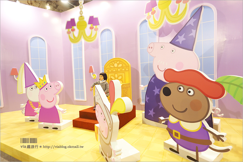 台中佩佩豬》Super Pop粉紅豬小妹超級互動展(已撤展)～多項遊樂設施玩不停！室內溜小孩的好去處！