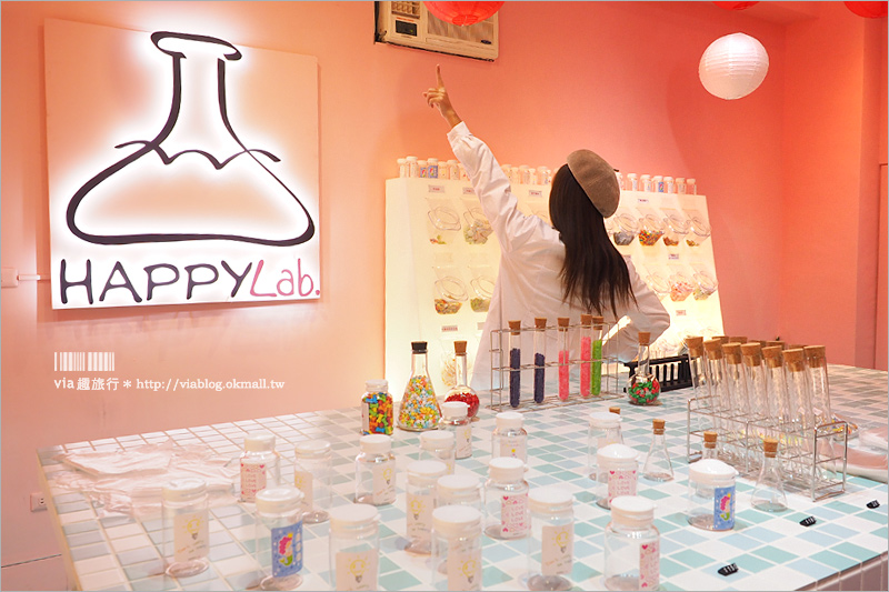 嘉義IG景點》Happy Lab.糖果＋扭蛋店(已永久停業)！最新IG打卡景點～少女心大爆發的粉紅實驗室！