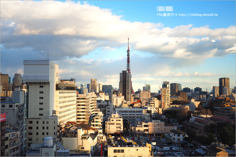 東京飯店》六本木光芒飯店～看得見東京鐵塔！近地鐵、頂樓有大浴場的推薦住宿旅館