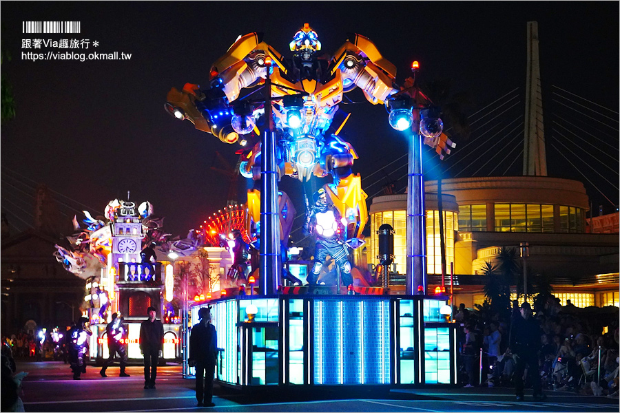 日本環球影城》2018最新！全新夜間遊行登場～世界首創光雕＋花車的大型遊行來囉！