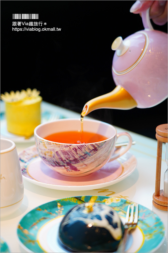 香港咖啡館》梵谷餐廳Van Gogh Senses Hong Kong～下午茶推薦！在每一口美味裡遇見梵谷