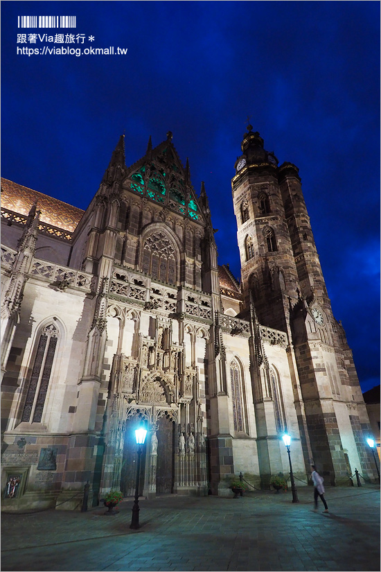 科希策景點》聖伊麗莎白主教座堂St.Elizabeth Cathedral～斯洛伐克最大教堂＋夜遊舊城區美景