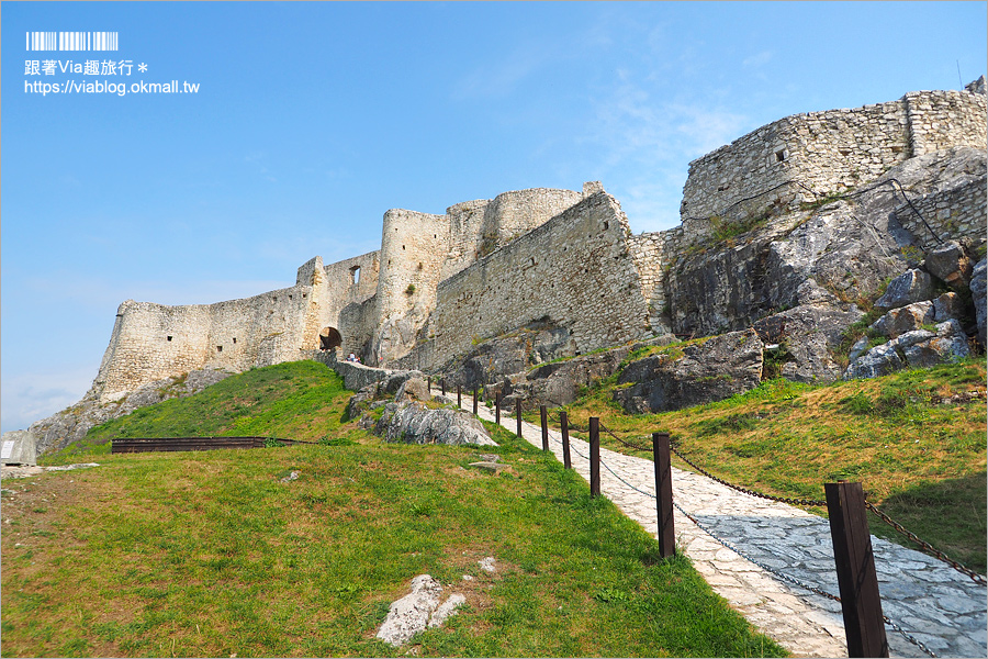 斯洛伐克旅遊》世界文化遺產景點｜中歐最大城堡遺跡好美～Spis Castle斯皮什城堡+Spissky salas餐廳