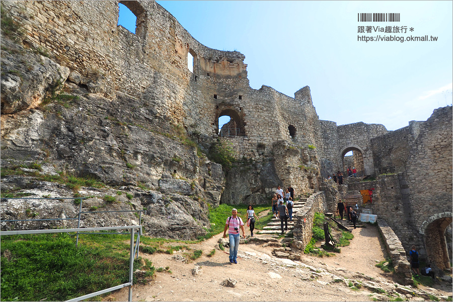 斯洛伐克旅遊》世界文化遺產景點｜中歐最大城堡遺跡好美～Spis Castle斯皮什城堡+Spissky salas餐廳
