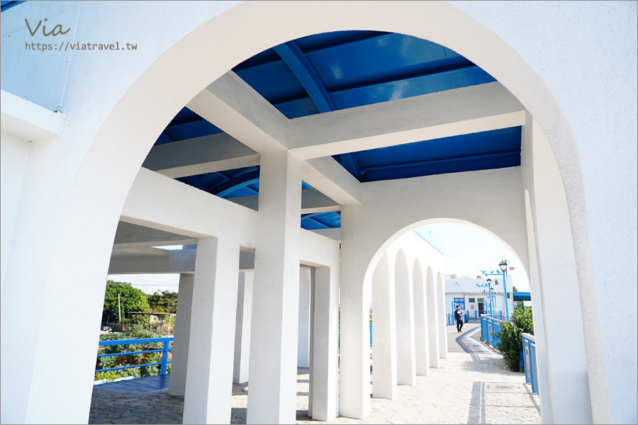 台中景點》麗水漁港～新增小希臘風情壁畫區！偽出國就來這～藍白地中海風格好好拍！