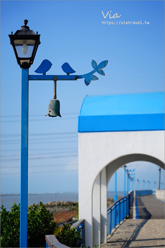 台中景點》麗水漁港～新增小希臘風情壁畫區！偽出國就來這～藍白地中海風格好好拍！