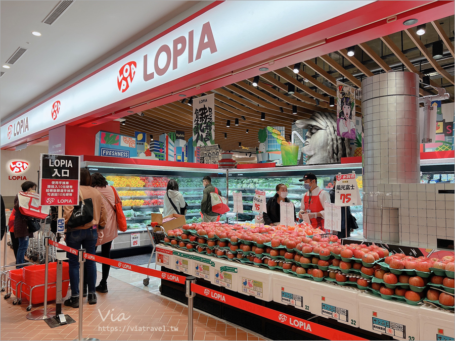 台中三井LaLaport購物中心》日本超市LOPIA、中部首間阿卡將來了～人氣品牌櫃位跟著我開逛趣！